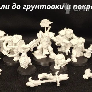 Описание картинки Kill Team: Wrecka Krew (comics style) от RobinGrib по цене 5 000руб | Свободный Рынок Миниатюр - СРМ