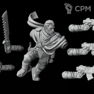 Описание картинки Tallarn Desert Raiders от Подземный человек по цене 1 145руб | Свободный Рынок Миниатюр - СРМ