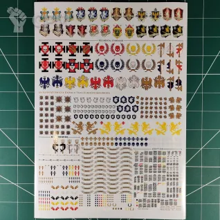 Описание картинки Empire Of Man Transfer Sheet (Декали) Replica от Vault Boy по цене 1 798руб | Свободный Рынок Миниатюр - СРМ