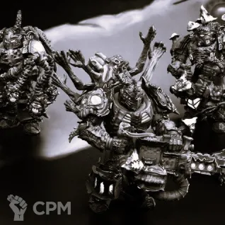 Описание картинки Plague Marines - альт (отряд 5 моделей) от Магазин Альфария по цене 800руб | Свободный Рынок Миниатюр - СРМ