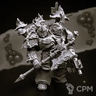 Описание картинки Plague Marines - альт (отряд 5 моделей) от Магазин Альфария по цене 800руб | Свободный Рынок Миниатюр - СРМ