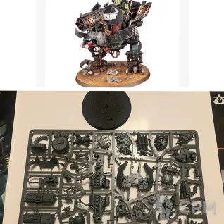 Описание картинки Big Mek Dakkarig, Armageddon от Svarden по цене 3 100руб | Свободный Рынок Миниатюр - СРМ