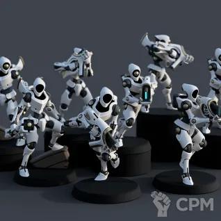 Описание картинки Guardian Defenders (10 бойцов) от Tridax Forge по цене 650руб | Свободный Рынок Миниатюр - СРМ
