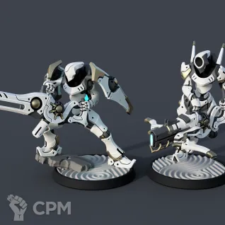 Описание картинки Wraithguard (5 гвардейцев) от Tridax Forge по цене 800руб | Свободный Рынок Миниатюр - СРМ