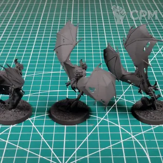 Описание картинки Soulblight Gravelords Fell Bats от Каджит по цене 2 798руб | Свободный Рынок Миниатюр - СРМ