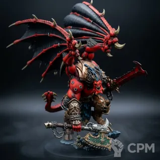 Описание картинки Angron, Daemon Primarch of Khorne от GOSThammer по цене 5 500руб | Свободный Рынок Миниатюр - СРМ