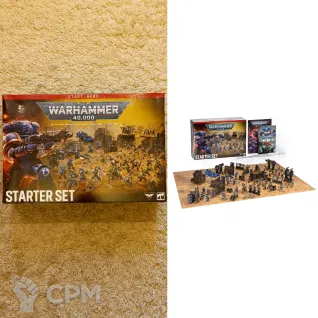 Описание картинки Warhammer 40,000 Starter Set от Кооператив Миниатюр по цене 21 500руб | Свободный Рынок Миниатюр - СРМ