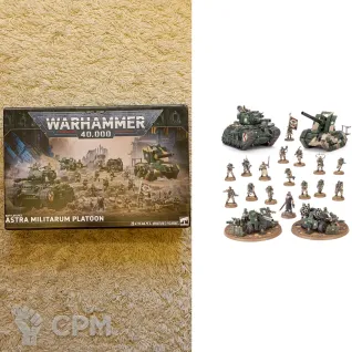 Описание картинки Battleforce: Astra Militarum Platoon от Кооператив Миниатюр по цене 22 500руб | Свободный Рынок Миниатюр - СРМ
