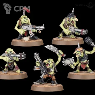 Описание картинки Gretchin x5 от Miniatures Broker по цене 1 500руб | Свободный Рынок Миниатюр - СРМ