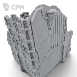 Описание картинки Набор Террейна 11th Редакции - Armored Ruins от Terrain Print по цене 6 400руб | Свободный Рынок Миниатюр - СРМ