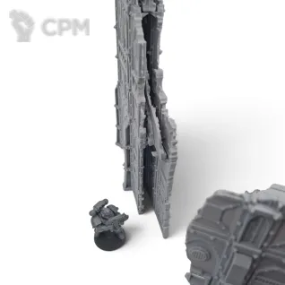 Описание картинки Набор Террейна 11th Редакции - Armored Ruins от Terrain Print по цене 6 400руб | Свободный Рынок Миниатюр - СРМ