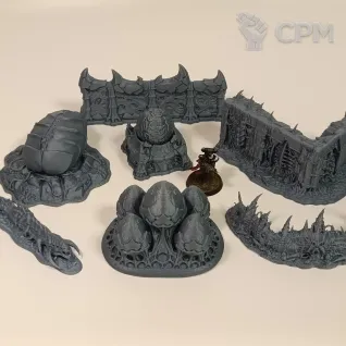Описание картинки Террейн тиранид от 3d_Bear по цене 1 750руб | Свободный Рынок Миниатюр - СРМ