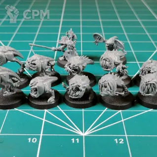 Описание картинки Squig Herd от Каджит по цене 3 998руб | Свободный Рынок Миниатюр - СРМ
