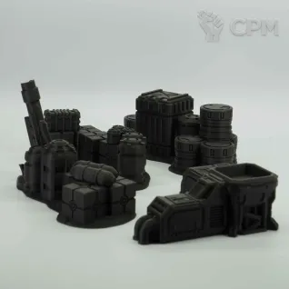 Описание картинки FDM Баррикады - 4 штуки| 3D Печать от МАНУФАКТОРИУМ по цене 900руб | Свободный Рынок Миниатюр - СРМ