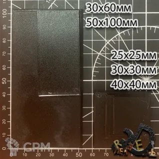 Описание картинки База 40х40мм. Base 40х40mm от R.E.print по цене 30руб | Свободный Рынок Миниатюр - СРМ