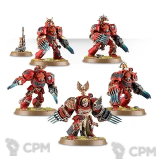 Описание картинки BLOOD ANGELS TERMINATOR ASSAULT SQUAD от TPC по цене 2 310руб | Свободный Рынок Миниатюр - СРМ