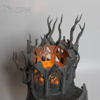 Описание картинки Elves Gloomwood Treehouse от Printopocalypse 3D по цене 2 800руб | Свободный Рынок Миниатюр - СРМ