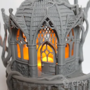 Описание картинки Elves Gloomwood Treehouse от Printopocalypse 3D по цене 2 800руб | Свободный Рынок Миниатюр - СРМ