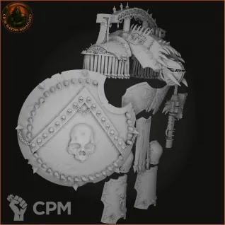 Описание картинки Khorne Cerastus Knight Upgrade от Tridax Forge по цене 650руб | Свободный Рынок Миниатюр - СРМ