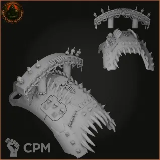 Описание картинки Khorne Cerastus Knight Upgrade от Tridax Forge по цене 650руб | Свободный Рынок Миниатюр - СРМ