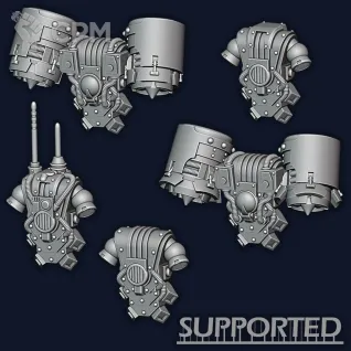 Описание картинки Truescale MK V (10 бойцов, закачки на фото) от Tridax Forge по цене 350руб | Свободный Рынок Миниатюр - СРМ