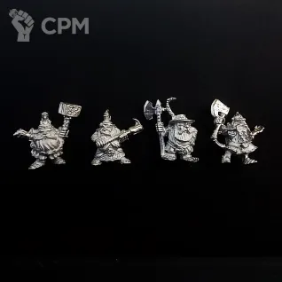 Описание картинки Warhammer Fantasy Battles - Dwarf clansmen (2) x4 models - Metal от FULL METAL по цене 1 000руб | Свободный Рынок Миниатюр - СРМ
