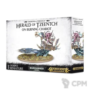 Описание картинки Burning Chariot of Tzeentch/Herald of Tzeentch on Burning Chariot от Магазин Хобби по цене 4 600руб | Свободный Рынок Миниатюр - СРМ