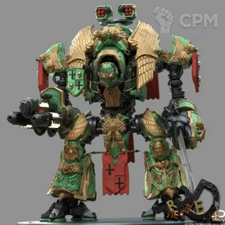 Описание картинки Medieval_Mech_Knight от R.E.print по цене 2 990руб | Свободный Рынок Миниатюр - СРМ