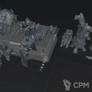 Описание картинки Medieval_Mech_Knight от R.E.print по цене 2 990руб | Свободный Рынок Миниатюр - СРМ