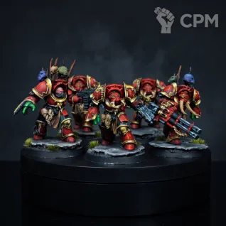 Описание картинки Chaos Terminator Squad от GOSThammer по цене 5 300руб | Свободный Рынок Миниатюр - СРМ