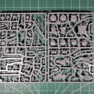Описание картинки Goblin Warboss or Bigboss on Goblin Wolf Chariot от Lunar Gobbo по цене 3 999руб | Свободный Рынок Миниатюр - СРМ