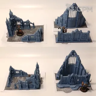 Описание картинки Набор террейна Cathedral set от 3d_Bear по цене 4 700руб | Свободный Рынок Миниатюр - СРМ