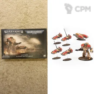 Описание картинки Custodes Support Battle Group (ориг) от Кооператив Миниатюр по цене 24 500руб | Свободный Рынок Миниатюр - СРМ