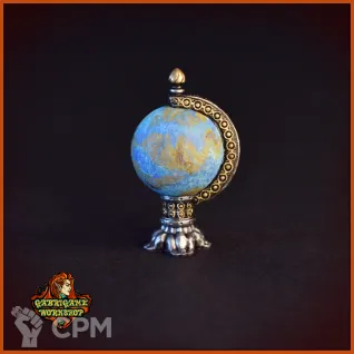 Описание картинки Напольный глобус от Gabrigame_Terrain по цене 300руб | Свободный Рынок Миниатюр - СРМ