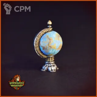 Описание картинки Напольный глобус от Gabrigame_Terrain по цене 300руб | Свободный Рынок Миниатюр - СРМ