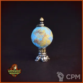 Описание картинки Напольный глобус от Gabrigame_Terrain по цене 300руб | Свободный Рынок Миниатюр - СРМ