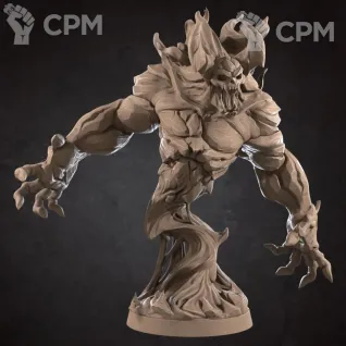 Описание картинки Элементаль Огня (Fire Elemental) от Gabrigame_Print по цене 650руб | Свободный Рынок Миниатюр - СРМ