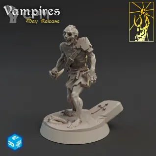 Описание картинки Зомби 1 (Zombie 1) от Gabrigame_Print по цене 320руб | Свободный Рынок Миниатюр - СРМ
