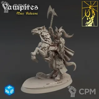 Описание картинки Вампир, Наездник (Vampire, Rider) от Gabrigame_Print по цене 730руб | Свободный Рынок Миниатюр - СРМ
