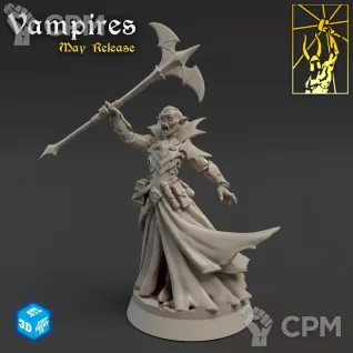 Описание картинки Вампир, Некромант (Vampire, Necromancer) от Gabrigame_Print по цене 340руб | Свободный Рынок Миниатюр - СРМ