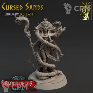 Описание картинки Мумия, Жрица (Mummy, Priestess) от Gabrigame_Print по цене 330руб | Свободный Рынок Миниатюр - СРМ