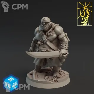Описание картинки Огр, Матрос 2 (Ogre, Crewman 2) от Gabrigame_Print по цене 650руб | Свободный Рынок Миниатюр - СРМ