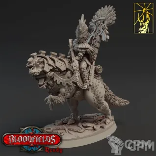 Описание картинки Королева Амазонок на Рапторе (Queen of the Amazons от Gabrigame_Print по цене 990руб | Свободный Рынок Миниатюр - СРМ