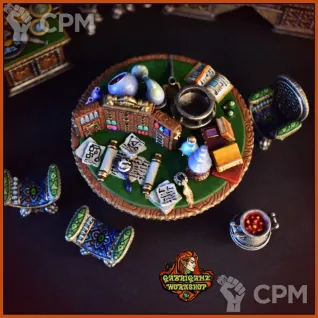 Описание картинки Комната алхимических экспериментов от Gabrigame_Print по цене 1 828руб | Свободный Рынок Миниатюр - СРМ