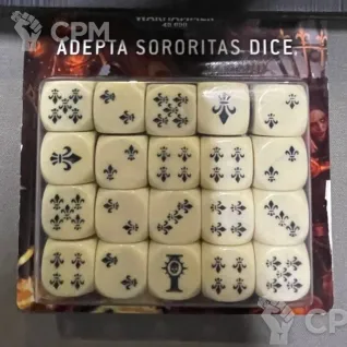 Описание картинки Adepta Sororitas Dice от Karlos по цене 12 000руб | Свободный Рынок Миниатюр - СРМ