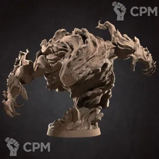 Описание картинки Элементаль Воды (Water Elemental) от Gabrigame_Print по цене 650руб | Свободный Рынок Миниатюр - СРМ