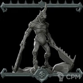 Описание картинки Чумной Демон (Plague Fiend) от Gabrigame_Print по цене 1 310руб | Свободный Рынок Миниатюр - СРМ