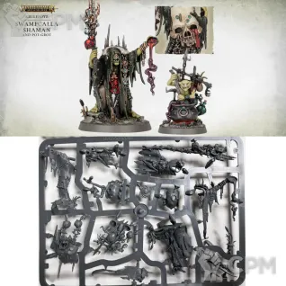 Описание картинки Swampcalla Shaman with Pot-grot от Karlos по цене 900руб | Свободный Рынок Миниатюр - СРМ