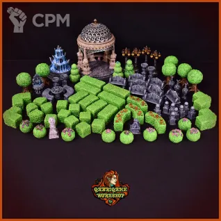 Описание картинки Графские сады от Gabrigame_Terrain по цене 7 900руб | Свободный Рынок Миниатюр - СРМ
