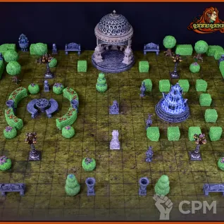 Описание картинки Графские сады от Gabrigame_Terrain по цене 7 900руб | Свободный Рынок Миниатюр - СРМ